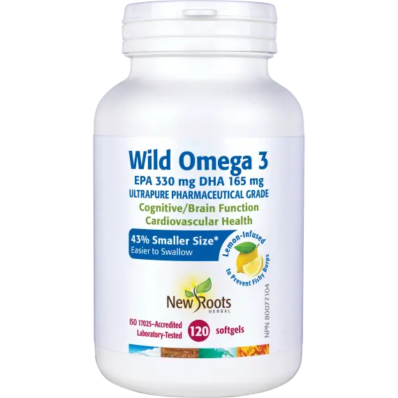 Wild Omega 3 EPA 330 mg · DHA 165 mg